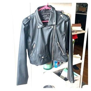 Pretty Little Things faux leather jacket